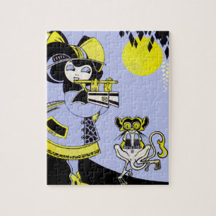 Flutist und Affe Puzzle