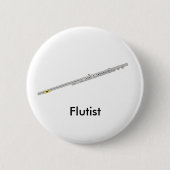 Flutistknopf Button (Vorderseite)