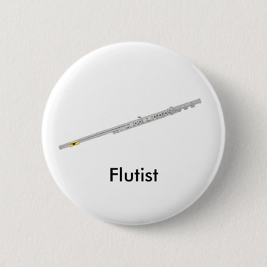 Flutistknopf Button (Vorderseite)