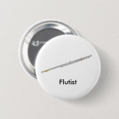 Flutistknopf Button (Vorne & Hinten)