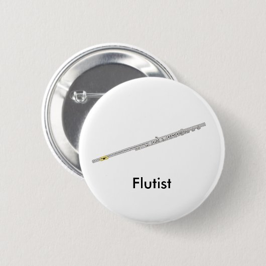 Flutistknopf Button (Vorne & Hinten)