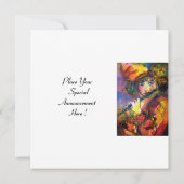 FLUTISTPORTRAIT / Venezianische Maskierung Ankündigung (Rückseite)