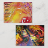 FLUTISTPORTRAIT / Venezianische Maskierung Visitenkarte (Vorne/Hinten)