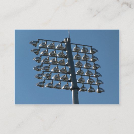 Flutlicht Visitenkarte (Vorderseite)