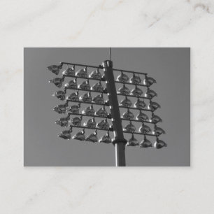 Flutlichter (B&W) Visitenkarte