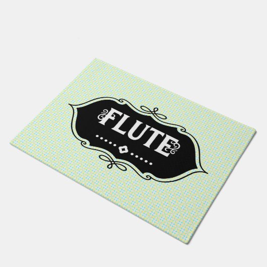 Flutmarke Fußmatte (Schrägansicht)