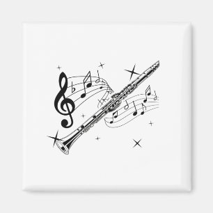 Flutmusik  Flutist Musical Instrument Gift Magnet