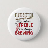 Flutsektion Marching Band Treble Breeling Button (Vorderseite)