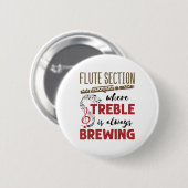 Flutsektion Marching Band Treble Breeling Button (Vorne & Hinten)