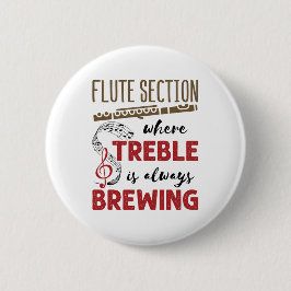 Flutsektion Marching Band Treble Breeling Button