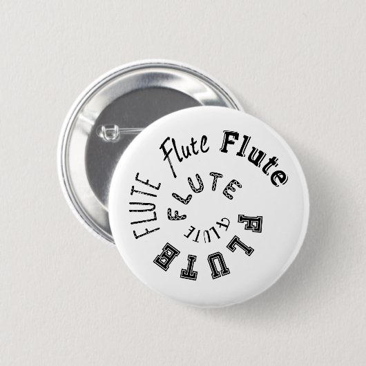Flutspiraltext Button (Vorne & Hinten)