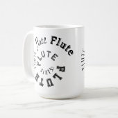 Flutspiraltext Kaffeetasse (Vorderseite Links)