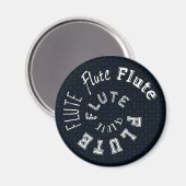 Flutspiraltext Magnet (Vorderseite/Rückseite)