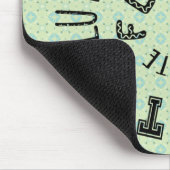 Flutspiraltext Mousepad (Ecke)