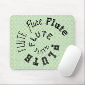 Flutspiraltext Mousepad (Mit Mouse)