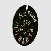 Flutspiraltext Ornament (Vorderseite)