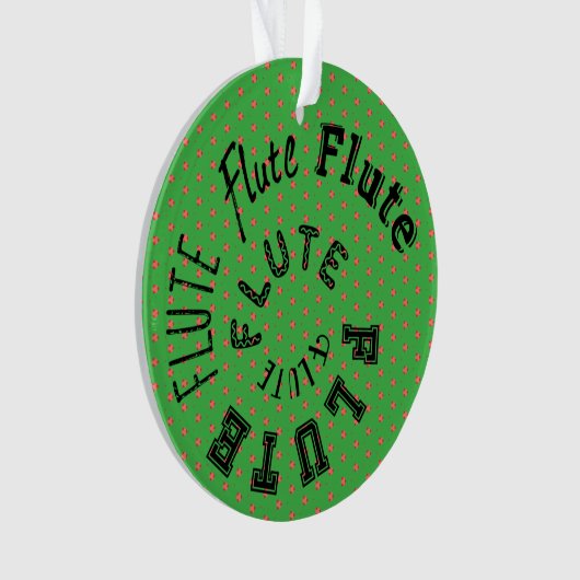 Flutspiraltext Ornament (Vorderseite)