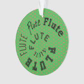 Flutspiraltext Ornament (Vorderseite)