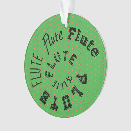 Flutspiraltext Ornament (Vorderseite)