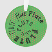 Flutspiraltext Ornament (Vorderseite)