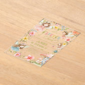 Flutter and Twirl Fairy Any Age Princess Birthday Acryleinladungen (Ablage )