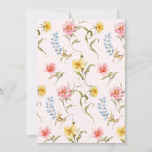 Flutter and Twirl Fairy Any Age Princess Birthday Einladung (Rückseite)