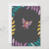 Flutter auf der Einladungskarte über den Geburtsta (Rückseite)
