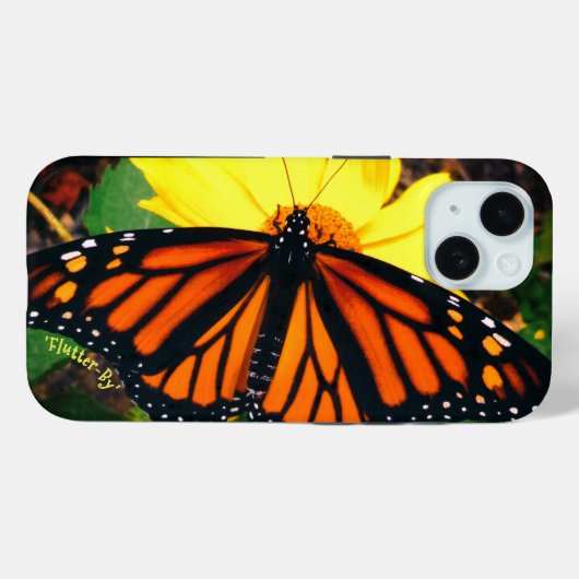 * "Flutter-By"-Design Case-Mate iPhone Hülle (Rückseite (Horizontal))