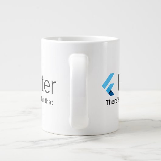 Flutter: Dafür gibt es ein Widget Jumbo-Tasse (Rückseite)