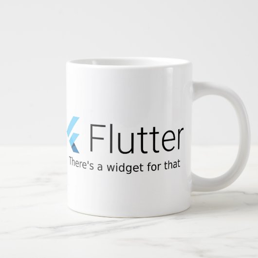 Flutter: Dafür gibt es ein Widget Jumbo-Tasse (Rechts)