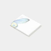 Flutter durch post-it klebezettel (angewinkelt)