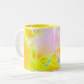 Flutter durch zweifarbige tasse (Vorderseite Links)