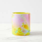 Flutter durch zweifarbige tasse (Mittel)