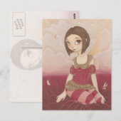 Flutter - Fairy PostCard Postkarte (Vorne/Hinten)