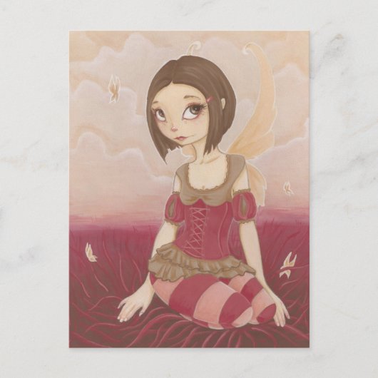 Flutter - Fairy PostCard Postkarte (Vorderseite)