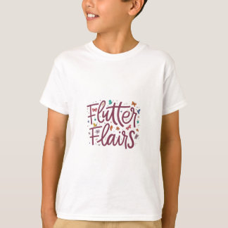 Flutter Flair T - Shirt Design