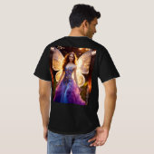 "Flutter & Fliegen: Schönes Schmetterlingsdesign-T T-Shirt (Schwarz voll)