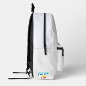 Flutter Fun." Bedruckter Rucksack (Links)