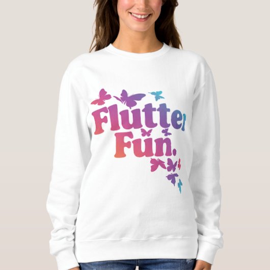 Flutter Fun - Spielerisch und stilvoll Hoodie (Vorderseite)