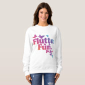 Flutter Fun - Spielerisch und stilvoll Hoodie (Vorne ganz)