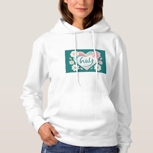 Flutter & Grace: Elegante Butterfly-T - Shirt-Desi Hoodie (Vorderseite)