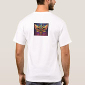 "Flutter in Style" oder "Flügel der Eleganz" T-Shirt (Rückseite)