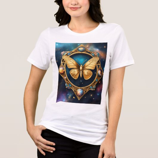 "Flutter in Style" Tri-Blend Shirt (Vorderseite)