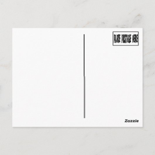 "Flutter Mural": eingefärbte Postkarte (Rückseite)