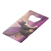 Flutter Mytt Kitty- Geldbeutel Flaschenöffner (Vorderseite Schrägansicht)