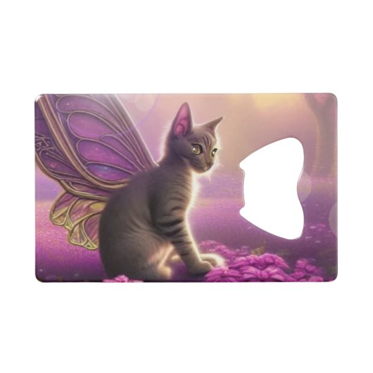 Flutter Mytt Kitty- Geldbeutel Flaschenöffner (Vorderseite (Horizontal))