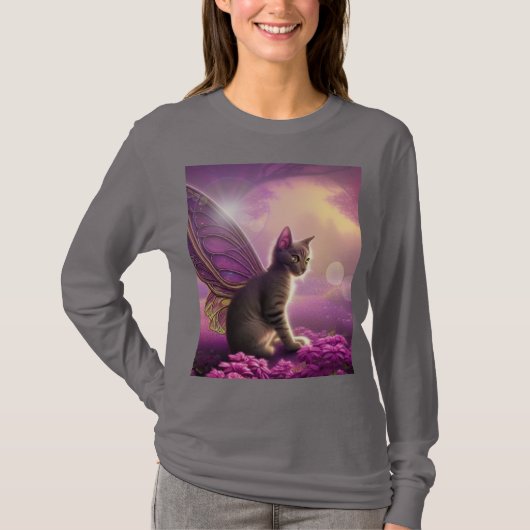 Flutter Mytt Kitty- T-Shirt (Vorderseite)