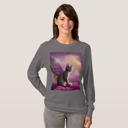 Flutter Mytt Kitty- T-Shirt (Vorne ganz)