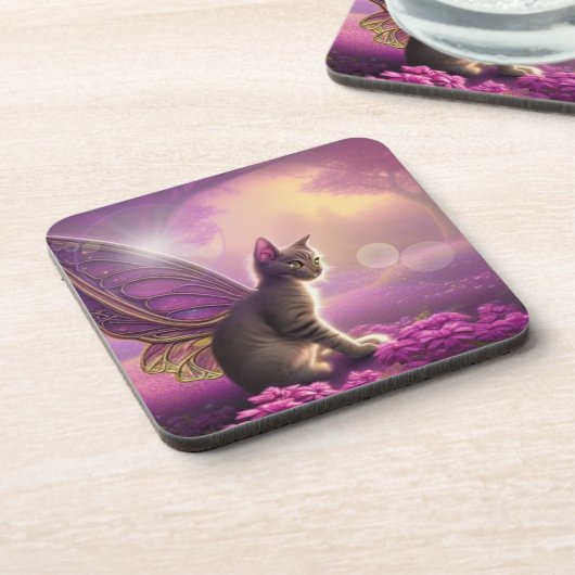 Flutter Mytt Kttty- Getränkeuntersetzer (Linke Seite)