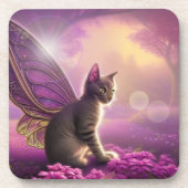 Flutter Mytt Kttty- Getränkeuntersetzer (Vorderseite)